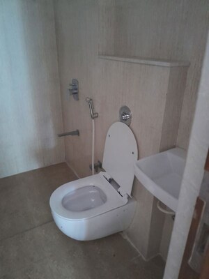 Bathroom in 1 BHK Apartment at Romell Allure, Borivali East – for Rent