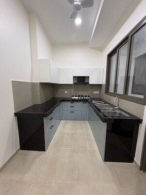 Kitchen in 3 BHK Apartment at Adani Ten BKC, Bandra East – for Rent