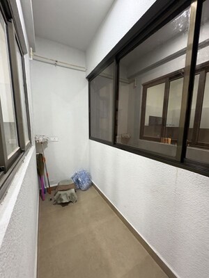 Balcony in 3 BHK Apartment at Adani Ten BKC, Bandra East – for Rent
