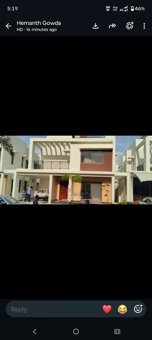 3 BHK Villa – Exterior View View at Adarsh Palm Acres, Huttanahalli - for Rent