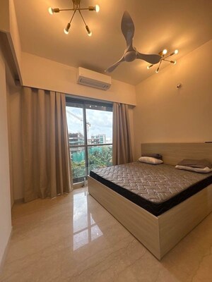 Bedroom in 2 BHK Apartment at Adani Ten BKC, Bandra East – for Rent