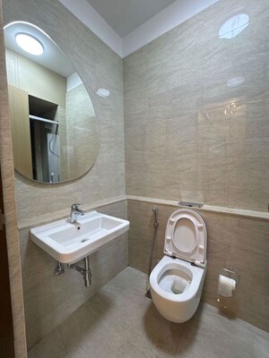 Bathroom in 2 BHK Apartment at Adani Ten BKC, Bandra East – for Rent