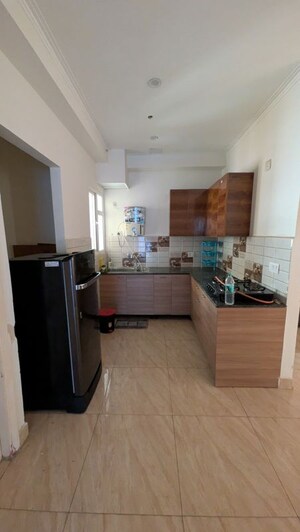 Kitchen in 3 BHK Builder Floor at Gaur Yamuna City 16th Park View, Gaur Yamuna City – for Rent