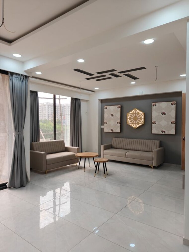 Living Room, unity-sapphire 3 Bedroom 1116 Sq.Ft. Apartment In Sevasi Vadodara 10638217