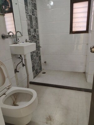 Bathroom in 3 BHK Apartment at Vasant Kunj – for Rent