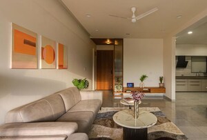 Living Room in 4 BHK Apartment at Dhanani Towers, Sevasi – for Sale