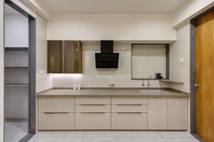 Kitchen in 4 BHK Apartment at Dhanani Towers, Sevasi – for Sale