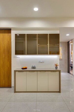 Kitchen in 4 BHK Apartment at Dhanani Towers, Sevasi – for Sale