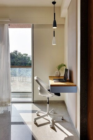 Study Room in 4 BHK Apartment at Dhanani Towers, Sevasi – for Sale