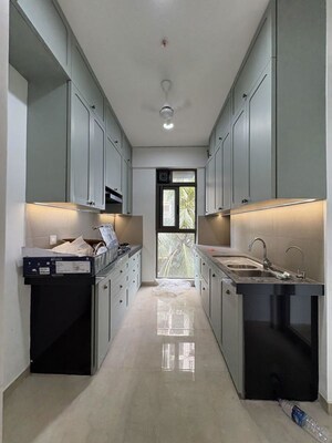 Kitchen in 3 BHK Apartment at Adani Ten BKC, Bandra East – for Rent
