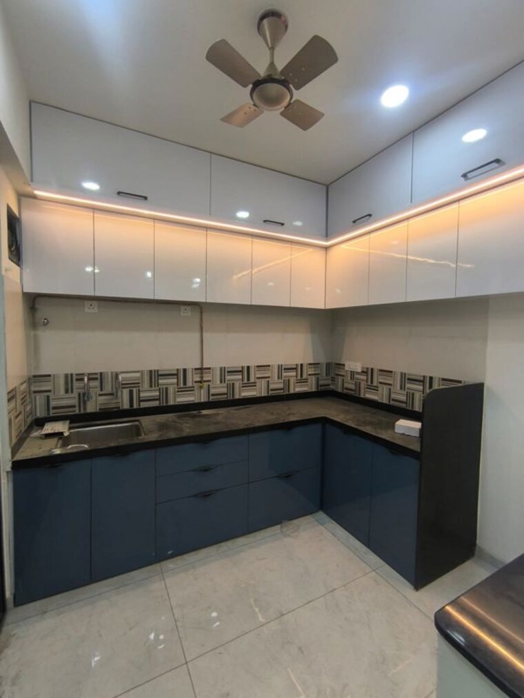 Kitchen, mantra-meraki 3 Bedroom 1050 Sq.Ft. Apartment In Akurdi Pune 10638322