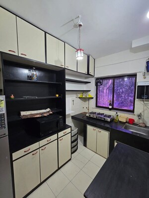 Kitchen in 1.5 BHK Apartment at Bandra West – for Rent