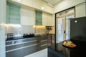 Kitchen in 2.5 BHK Apartment at Runwal Elegante, Andheri West – for Sale