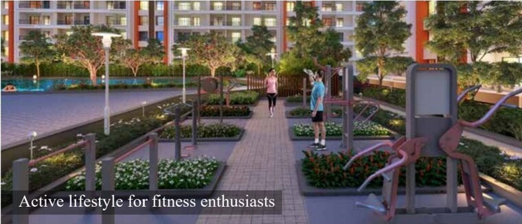 Garden, nyati-emerald 3 Bedroom 1213 Sq.Ft. Apartment In Baner Pune 8904429