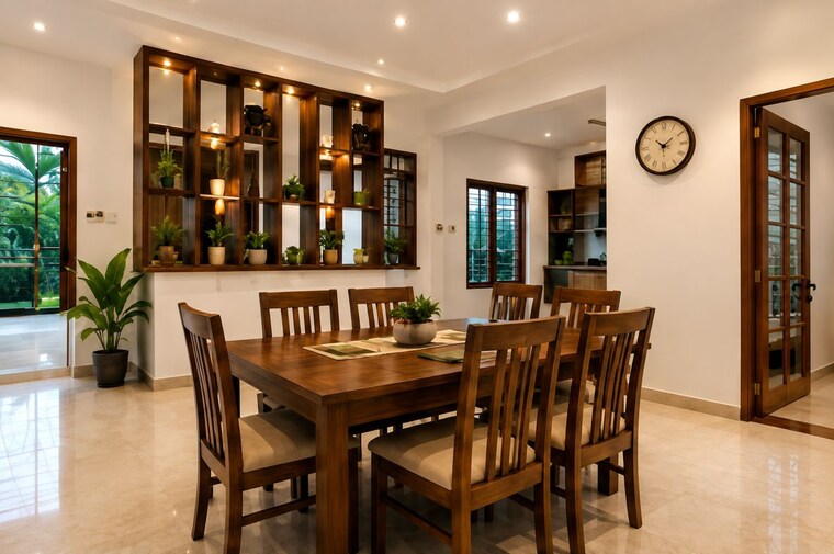 Dinning Area, koorkenchery 3 Bedroom 3000 Sq.Ft. Villa In Koorkenchery Thrissur 10638373