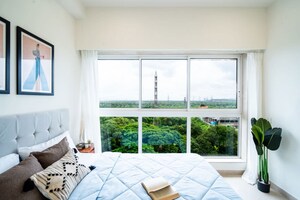 Bedroom in 3.5 BHK Apartment at Godrej The Trees, Vikhroli East – for Sale