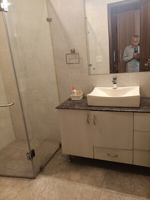 Bathroom in 4 BHK Builder Floor at New Friends Colony – for Sale