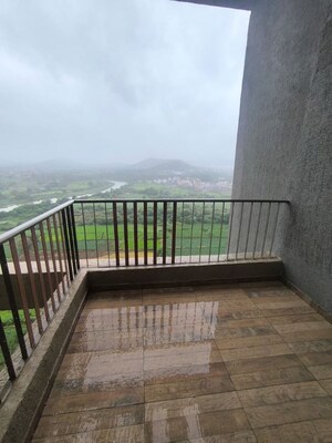 Balcony in 3.5 BHK Apartment at Shapoorji Pallonji Sensorium, Hinjewadi – for Rent