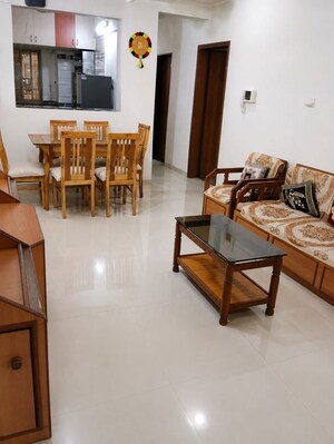 Living Room in 2 BHK Apartment at GK Rose Icon, Pimple Saudagar – for Rent