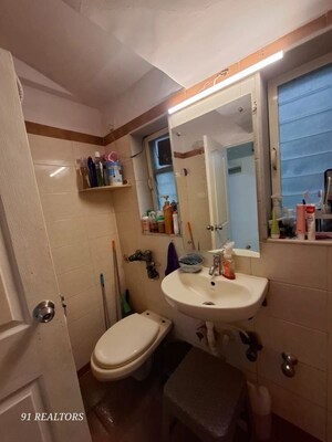 Bathroom in 1 BHK Apartment at Versova – for Rent
