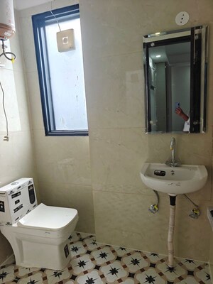 Bathroom in 1 BHK Apartment at Maruti Vihar Saraswati Vihar, Saraswati Vihar – for Rent