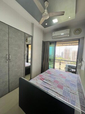 Bedroom in 2 BHK Apartment at Haware Estate, Kasarvadavali – for Rent