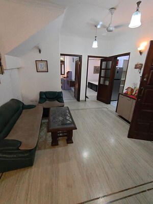 Living Room in 3 BHK Builder Floor at Kailash Colony – for Sale
