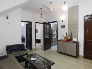 Living Room in 3 BHK Builder Floor at Kailash Colony – for Sale