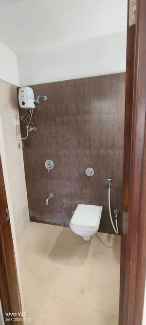 Bathroom in 1 BHK Apartment at Raunak Delight, Owale – for Rent