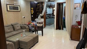 Living Room in 3 BHK Builder Floor at Nilothi – for Sale