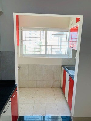 Staircase in 3 BHK Apartment at BSCPL Bollineni Silas, Whitefield – for Rent