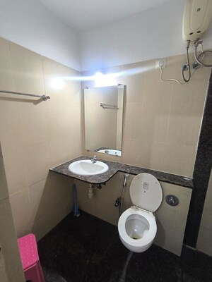 Bathroom in 3 BHK Apartment at Kalpataru Estate Phase 2 Building 5 And 6 Society, Pimple Gurav – for Rent