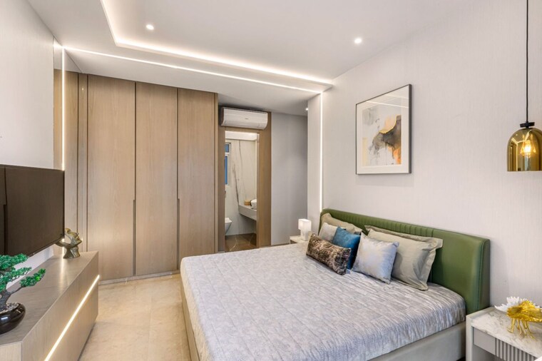 Bedroom, dosti-greenscape 3 Bedroom 995 Sq.Ft. Apartment In Hadapsar Pune 10638531