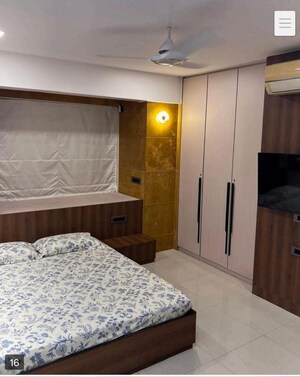 Bedroom in 3 BHK Apartment at Shiv Om CHS, Chandivali – for Rent