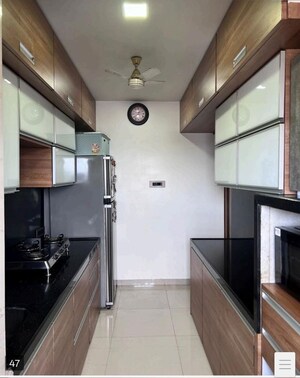 Kitchen in 3 BHK Apartment at Shiv Om CHS, Chandivali – for Rent