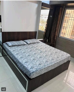 Bedroom in 3 BHK Apartment at Shiv Om CHS, Chandivali – for Rent