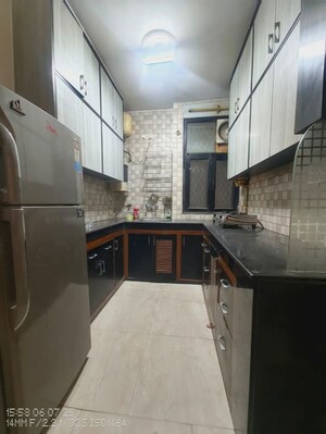 Kitchen in 2 BHK Builder Floor at Paryavaran Complex – for Rent