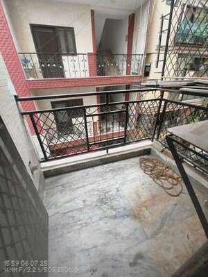 Balcony in 2 BHK Builder Floor at Paryavaran Complex – for Rent