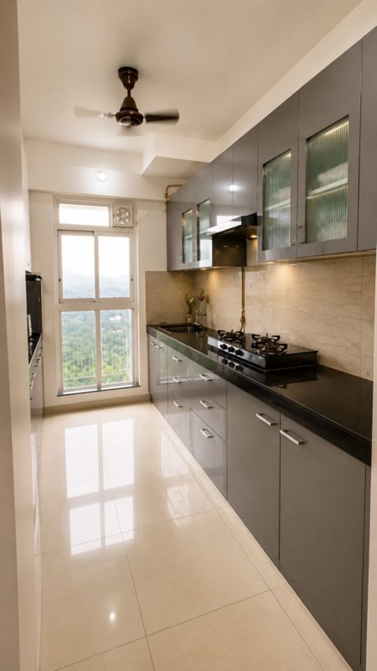 Kitchen, godrej-emerald 3 Bedroom 1000 Sq.Ft. Apartment In Ghodbunder Road Thane 10638547