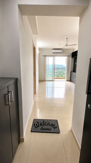 Building Lobby in 3 BHK Apartment at Godrej Emerald, Ghodbunder Road – for Rent