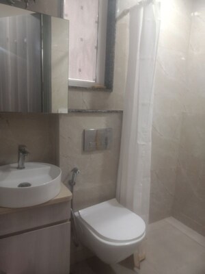 Bathroom in 4 BHK Builder Floor at Vasant Kunj Enclave – for Rent