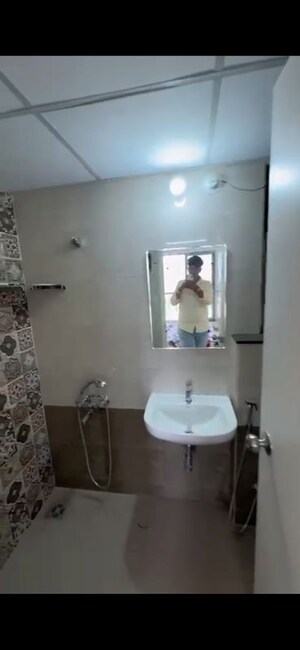 Bathroom in 2 BHK Apartment at Mahindra Happinest Tathawade Phase 1, Tathawade – for Rent