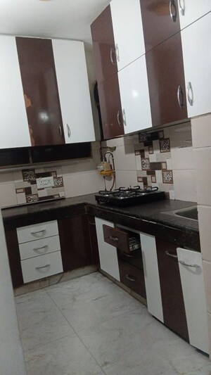 Kitchen in 2 BHK Builder Floor at Malviya Nagar – for Rent