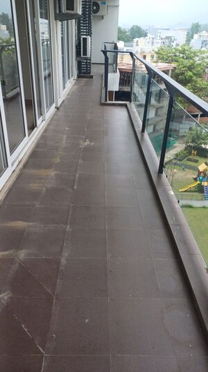 Balcony in 3 BHK Apartment at Govind Vihar – for Rent