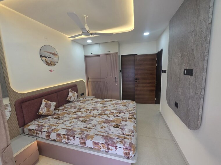 Bedroom, rohan-mithila 3 Bedroom 1500 Sq.Ft. Apartment In Viman Nagar Pune 10638699