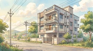  Apartment – Exterior View View at Bakori - for Sale