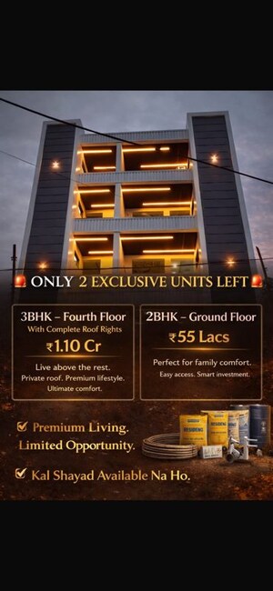 2 BHK Builder Floor For Sale in Shahastradhara Road