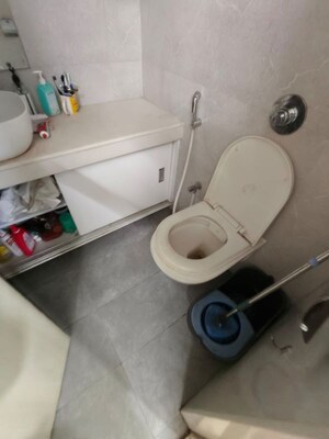 Bathroom in 2 BHK Apartment at Ashar Edge, Pokhran Road No Two – for Rent