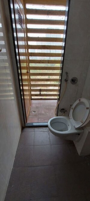 Bathroom in 2 BHK Apartment at Rabale – for Rent