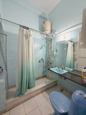 Bathroom in 3 BHK Builder Floor at Greater Kailash – for Rent